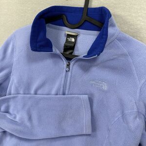 The North Face TKA 100 Fleece Pullover Womens M Purple Quarter Zip  Gorpcore‎